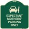 Signmission Expectant Mothers Parking W/ Graphic Heavy-Gauge Aluminum Sign, 18" L, 18" H, G-1818-24028 A-DES-G-1818-24028 - alternate 1